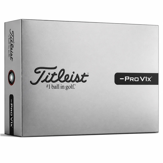 Titleist Pro V1X Left Dash - Golfbälle bedrucken - Weiß