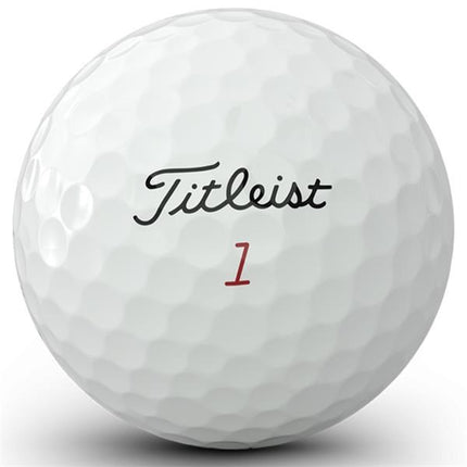 Titleist Pro V1x Left Dash - unbedruckte Golfbälle - Weiß