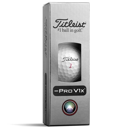 Titleist Pro V1x Left Dash - unbedruckte Golfbälle - Weiß
