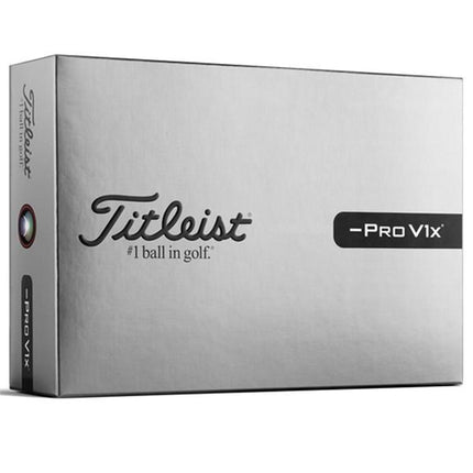 Titleist Pro V1x Left Dash - unbedruckte Golfbälle - Weiß