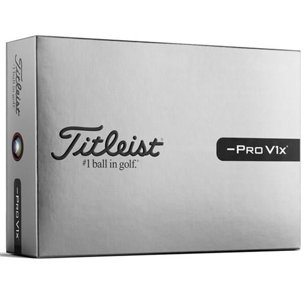 Titleist Pro V1x Left Dash - unbedruckte Golfbälle - Weiß