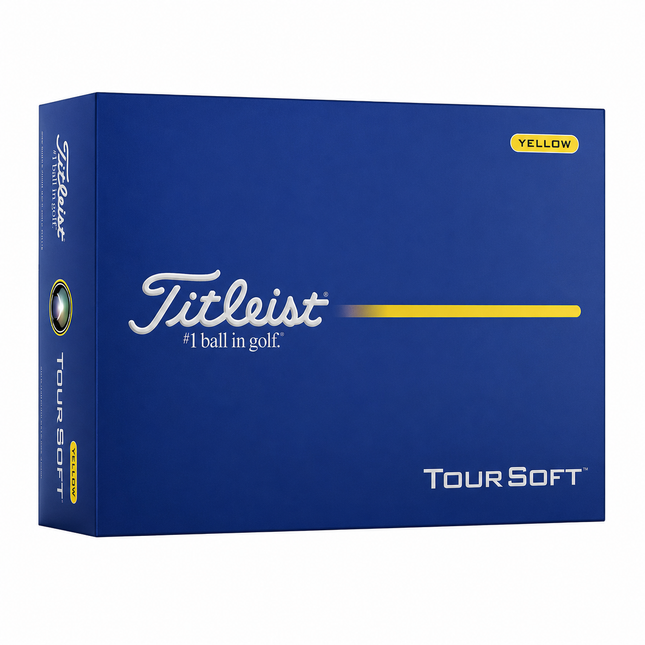 Titleist Tour Soft - Golfbälle bedrucken - Gelb