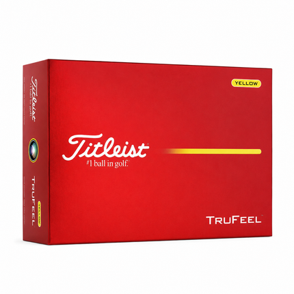 Titleist Trufeel - Golfbälle bedrucken - Gelb