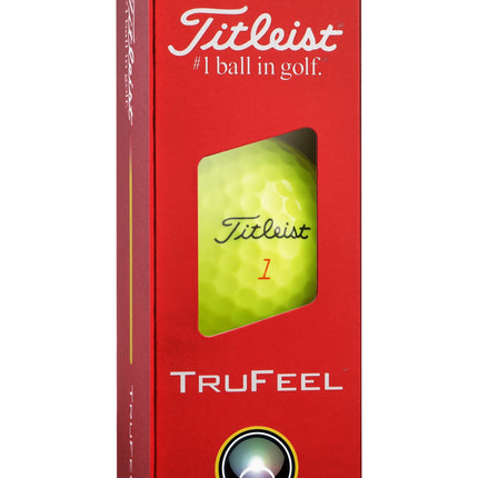 Titleist Trufeel - Golfbälle bedrucken - Gelb