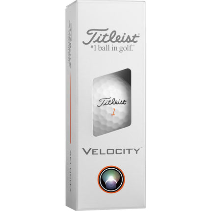 Titleist Velocity - Golfbälle bedrucken - Weiß