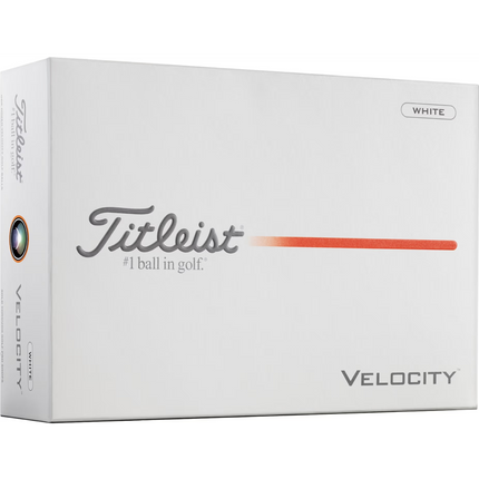 Titleist Velocity - unbedruckte Golfbälle - Weiß