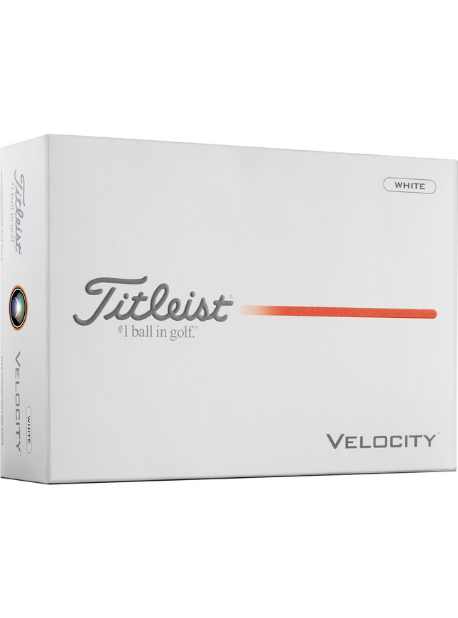 Titleist Velocity - unbedruckte Golfbälle - Weiß