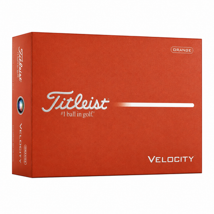 Titleist Velocity - Golfbälle bedrucken - Orange