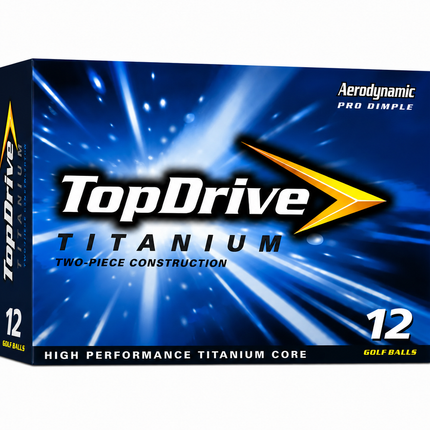 TopDrive Titanium - Golfbälle bedrucken