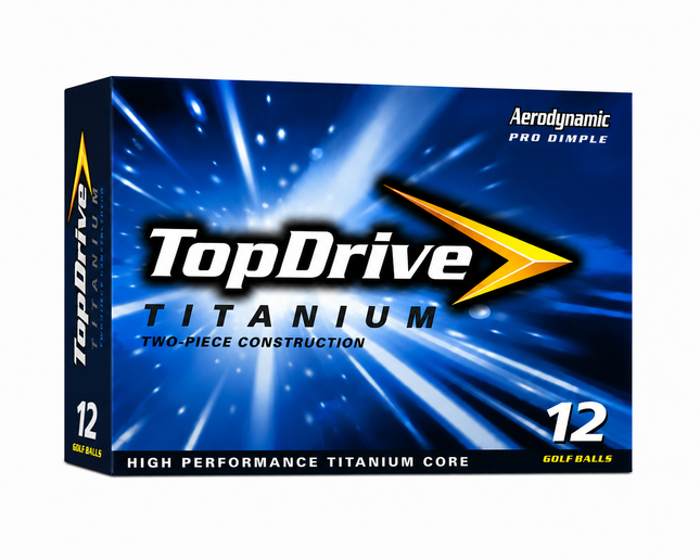 TopDrive Titanium - Golfbälle bedrucken