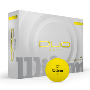 Wilson Duo Soft - Golfbälle bedrucken - Gelb