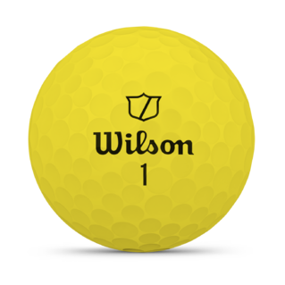 Wilson Duo Soft - Golfbälle bedrucken - Gelb