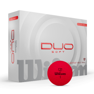 Wilson Duo Soft - Golfbälle bedrucken - Rot