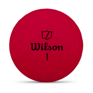 Wilson Duo Soft - Golfbälle bedrucken - Rot
