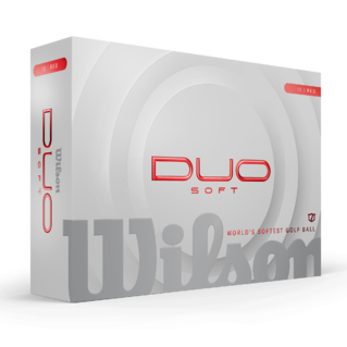 Wilson Duo Soft - Golfbälle bedrucken - Rot