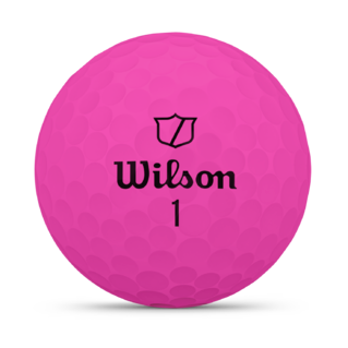 Wilson Duo Soft - Golfbälle bedrucken - Pink