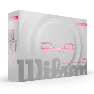 Wilson Duo Soft - Golfbälle bedrucken - Pink