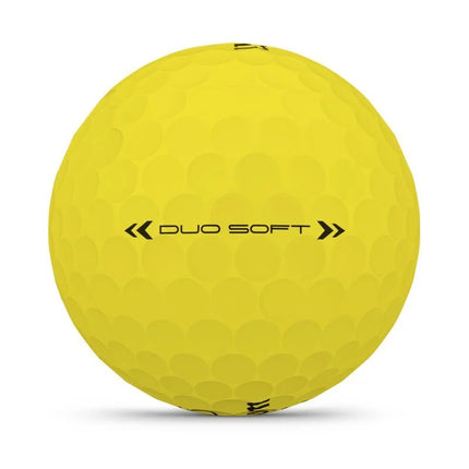 Wilson Duo Soft - unbedruckte Golfbälle - Gelb