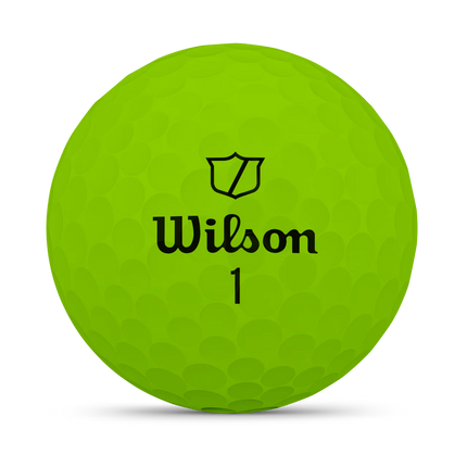 Wilson Duo Soft - unbedruckte Golfbälle - Grün