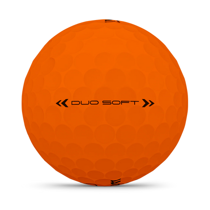 Wilson Duo Soft - unbedruckte Golfbälle - Orange