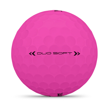 Wilson Duo Soft - unbedruckte Golfbälle - Pink