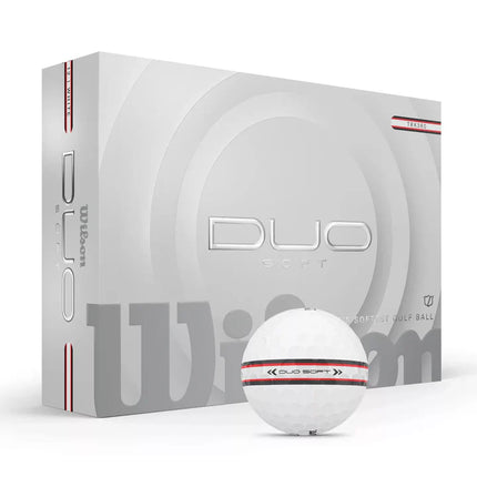 Wilson Duo Soft - unbedruckte Golfbälle - TRK360