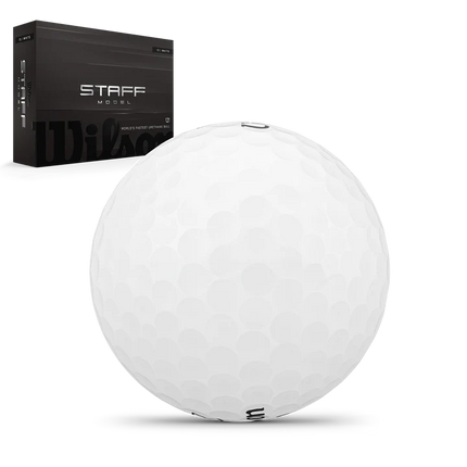 Wilson Staff Model - unbedruckte Golfbälle - Weiß