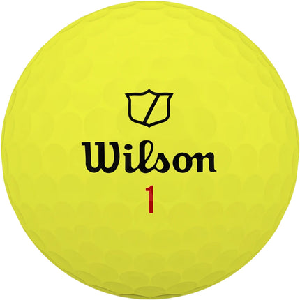Wilson Staff Model X - unbedruckte Golfbälle - Gelb