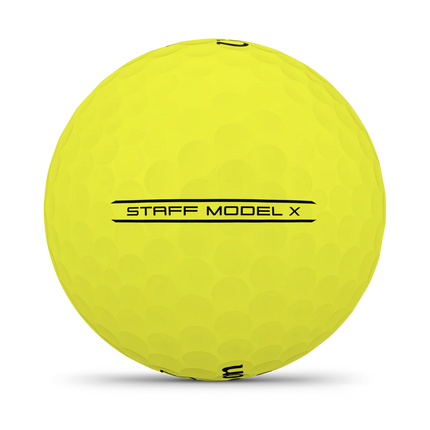Wilson Staff Model X - unbedruckte Golfbälle - Gelb