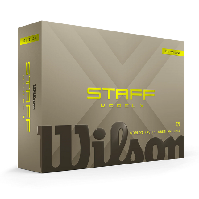 Wilson Staff Model X - unbedruckte Golfbälle - Gelb