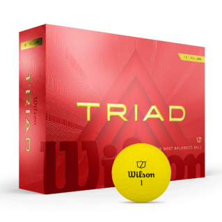 Wilson Triad - Golfbälle bedrucken - Gelb
