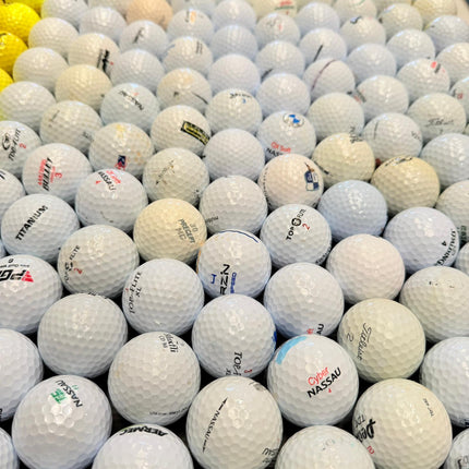 Gebrauchte Golfbälle Weiß, Lakeballs 50 Stück