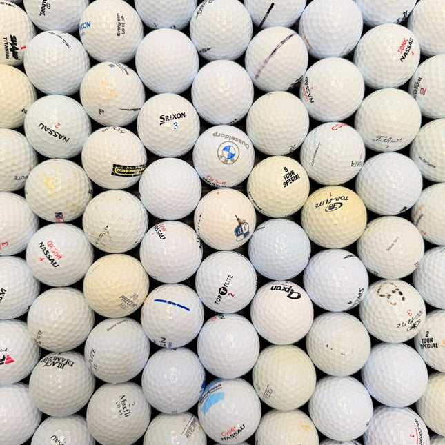 Lakeballs gebrauchte Golfbälle Mix Weiß